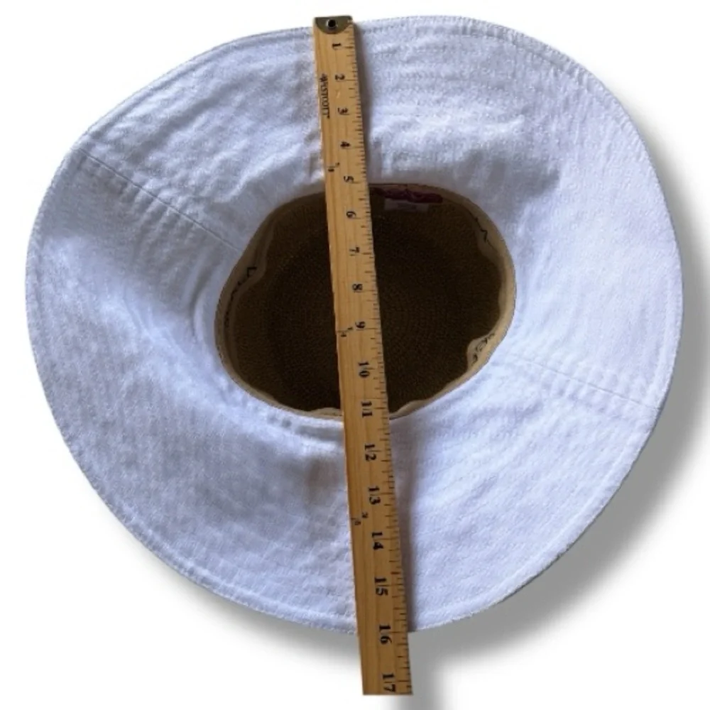 Scala Straw Cotton Sun Beach Coastal Hat Bundle